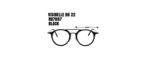 VISIBLE DB 22 RB 7097  BLACK